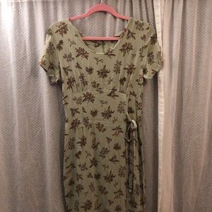 Green Floral Dress